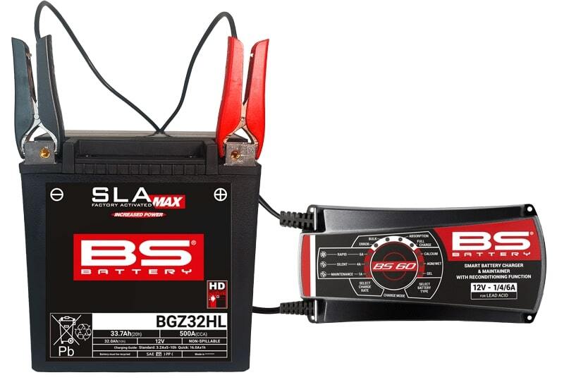 CHARGEUR DE BATTERIE BS60 - 12V 1/4/6A