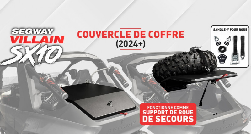 COUVERCLE COFFRE & SUPPORT ROUE DE SECOURS VILLAIN SX10 2024 et +