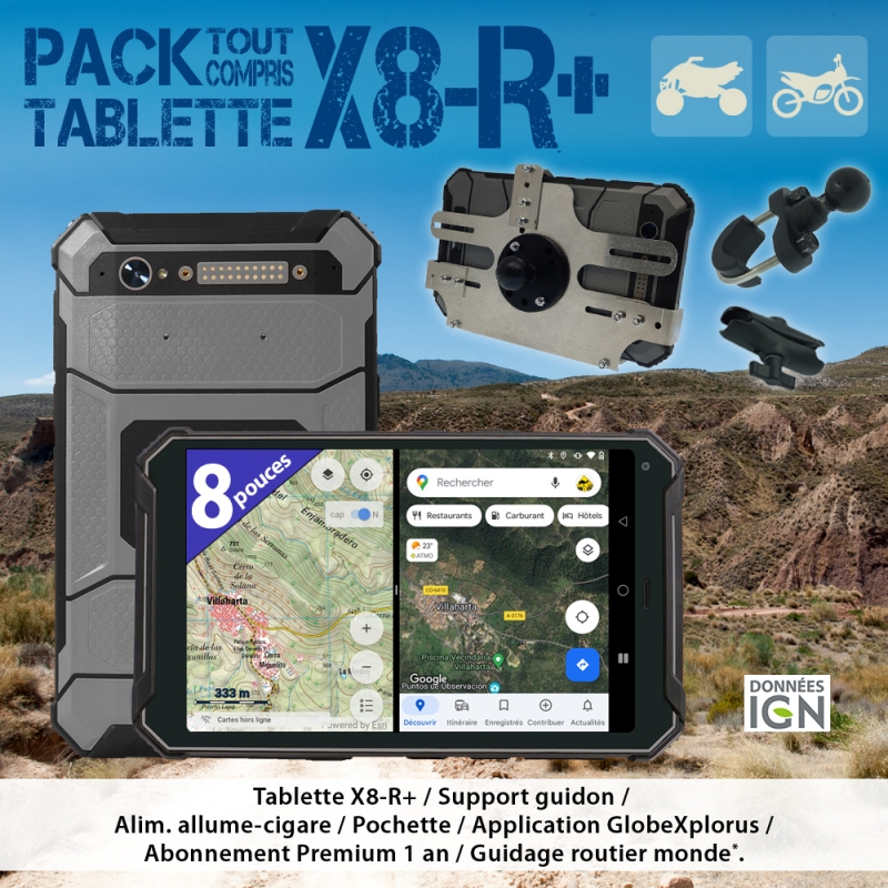 GLOBEXPLORER X8-RS Pack Quad-Moto-SSV - Globe
