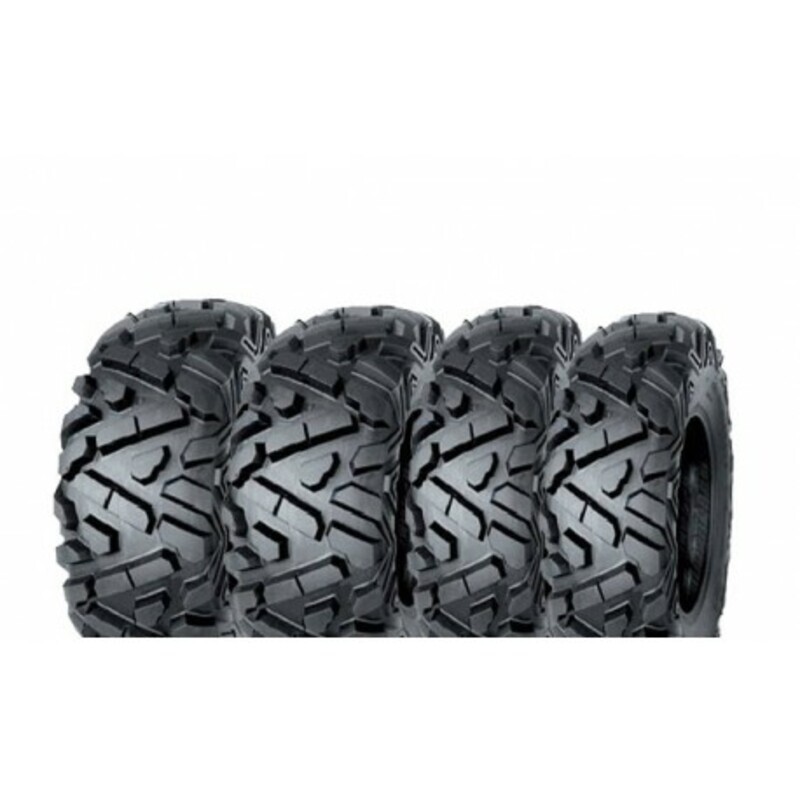 PACK DE 4 PNEUS UTILITAIRE POUR QUAD 26X8-14 / 26X10-14 - ART
