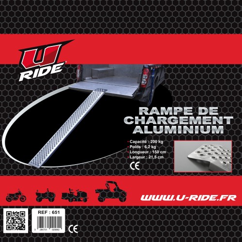 RAMPE DE CHARGEMENT URIDE MOTO 200KG
