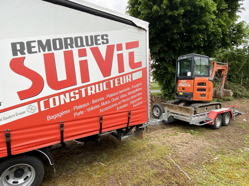 REMORQUE SUIVIT - GAMME PORTE ENGINS