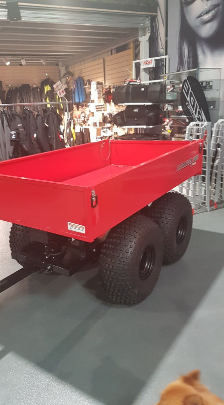 REMORQUE BASCULANTE POUR QUAD 750KG - U-RIDE
