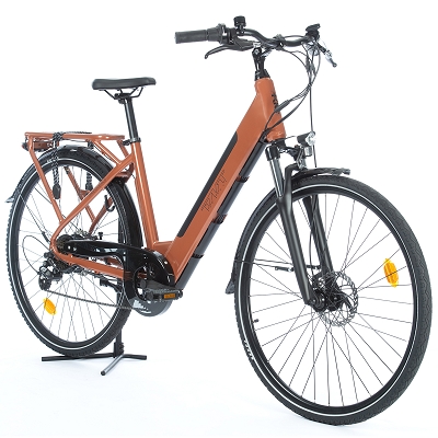 VÉLO ÉLÉCTRIQUE FREQUENCE 28 Terracotta - TNT