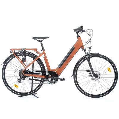 VÉLO ÉLÉCTRIQUE FREQUENCE 28 Terracotta - TNT