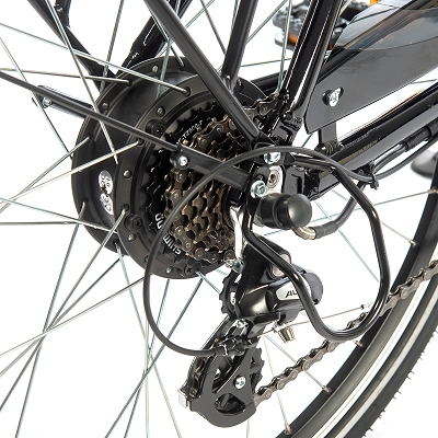 VÉLO ÉLÉCTRIQUE ONDE 28 NOIR - TNT
